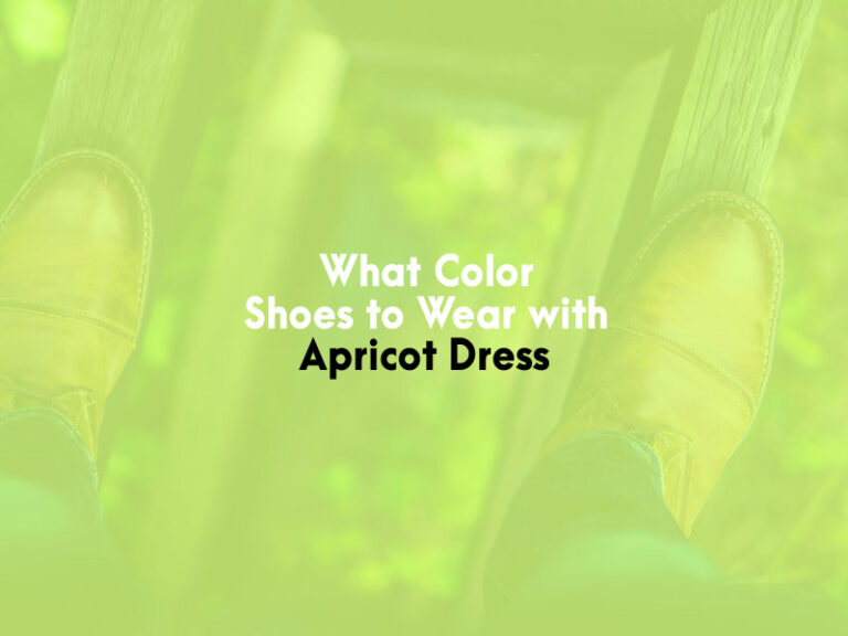 What Color Shoes to Wear With Apricot Dress
