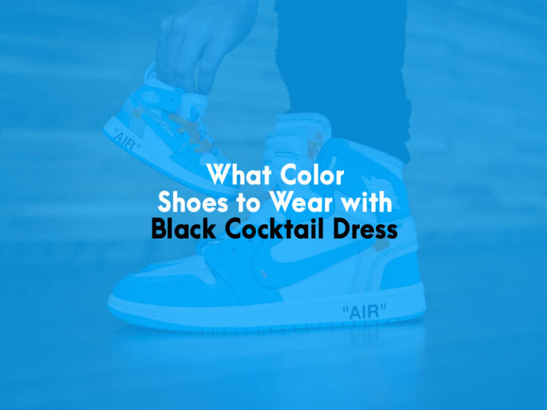 What Color Shoes to Wear With Black Cocktail Dress