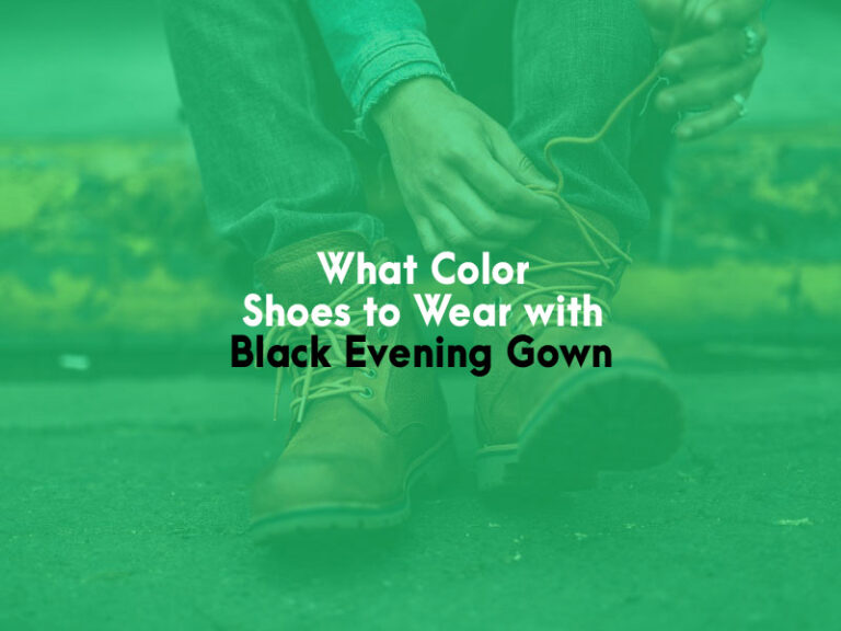 What Color Shoes to Wear With Black Evening Gown