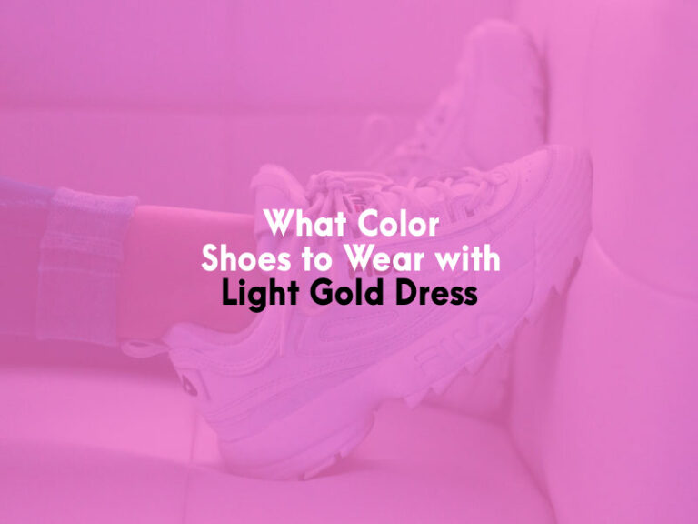 What Color Shoes to Wear With Light Gold Dress