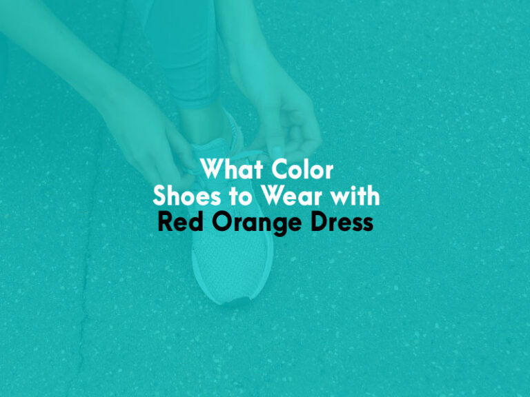 What Color Shoes to Wear With Red Orange Dress