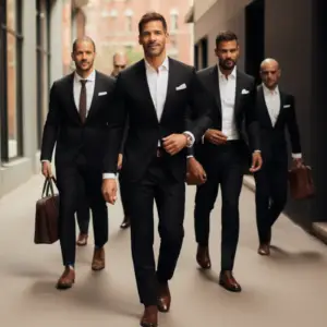 What Color Shoes to Wear With All Black Men