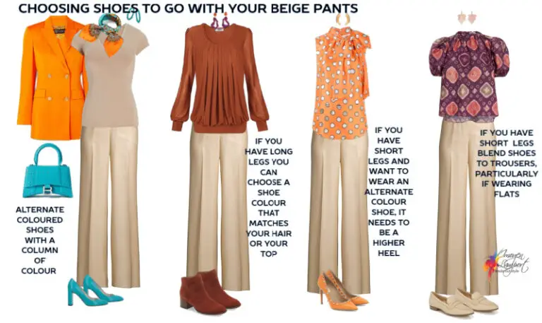 What Color Shoes to Wear With Beige Pants Women