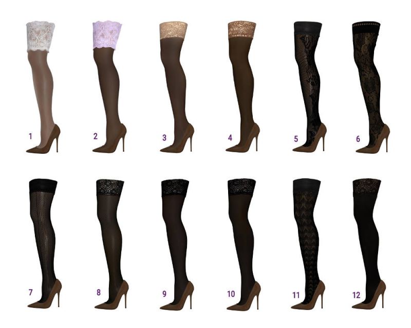 What Color Shoes to Wear With Black Stockings