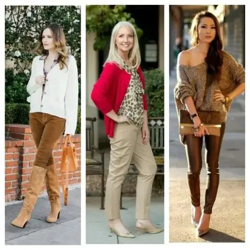 What Color Shoes to Wear With Brown Pants Female