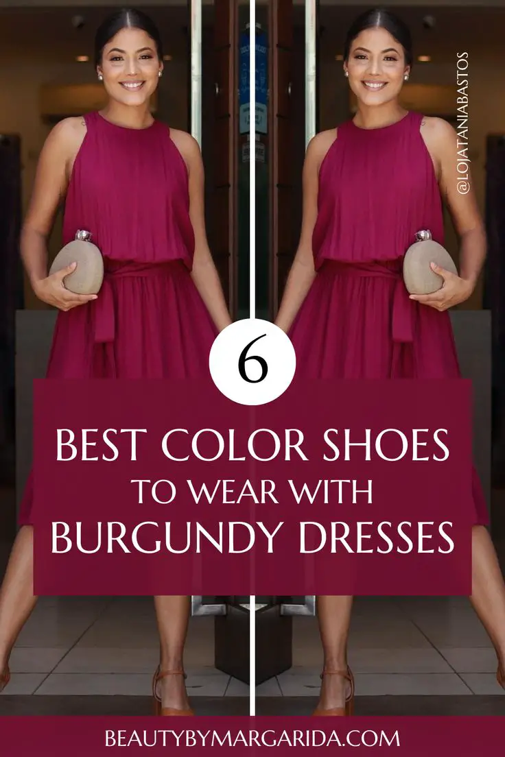 What Color Shoes to Wear With Burgundy Lace Dress