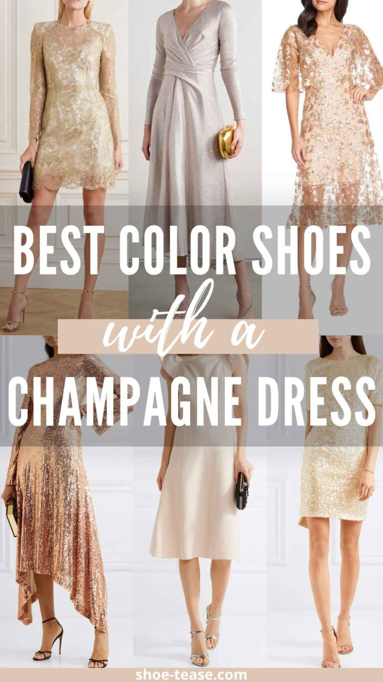 What Color Shoes to Wear With Champagne Color