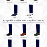 What Color Shoes to Wear With Dark Blue Slacks