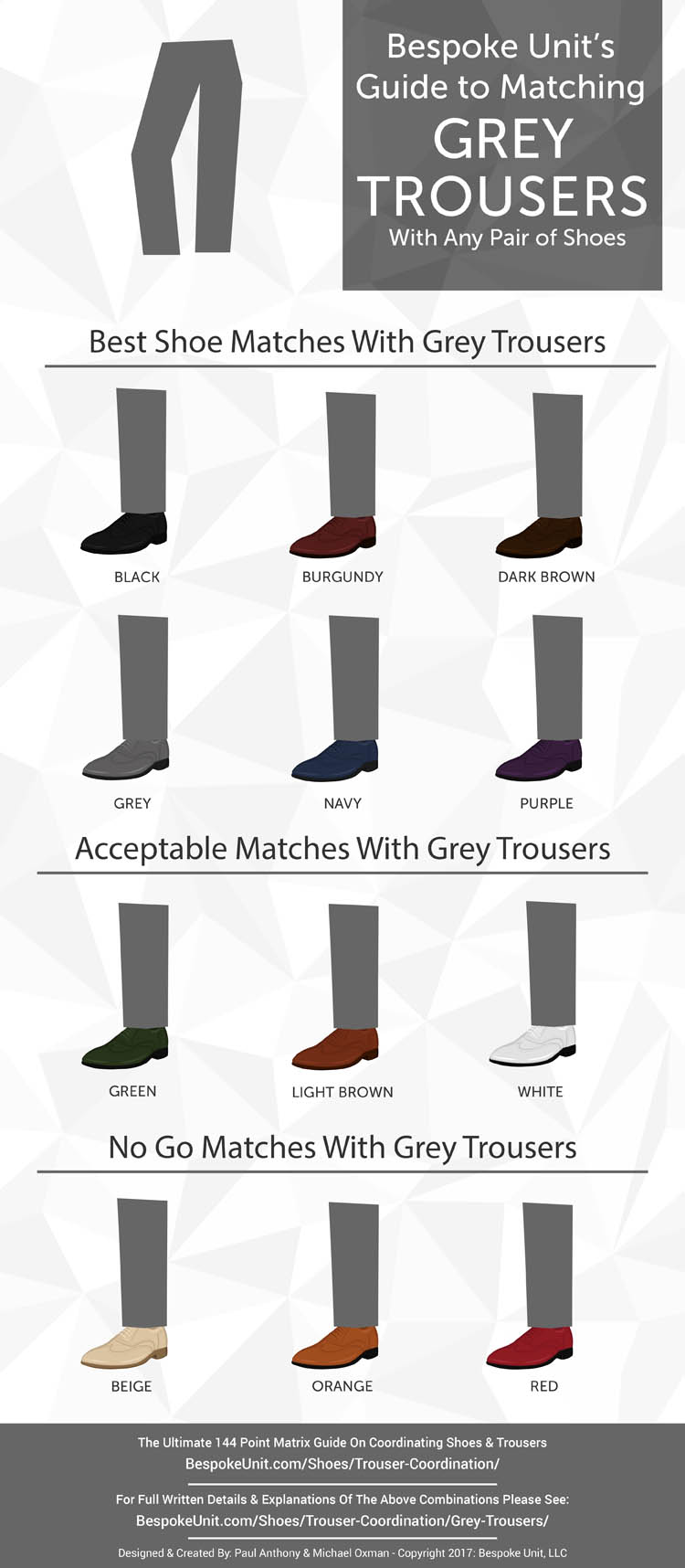 What Color Shoes to Wear With Dark Grey Dress Pants