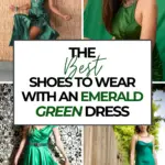 What Color Shoes to Wear With Emerald Green Evening Dress