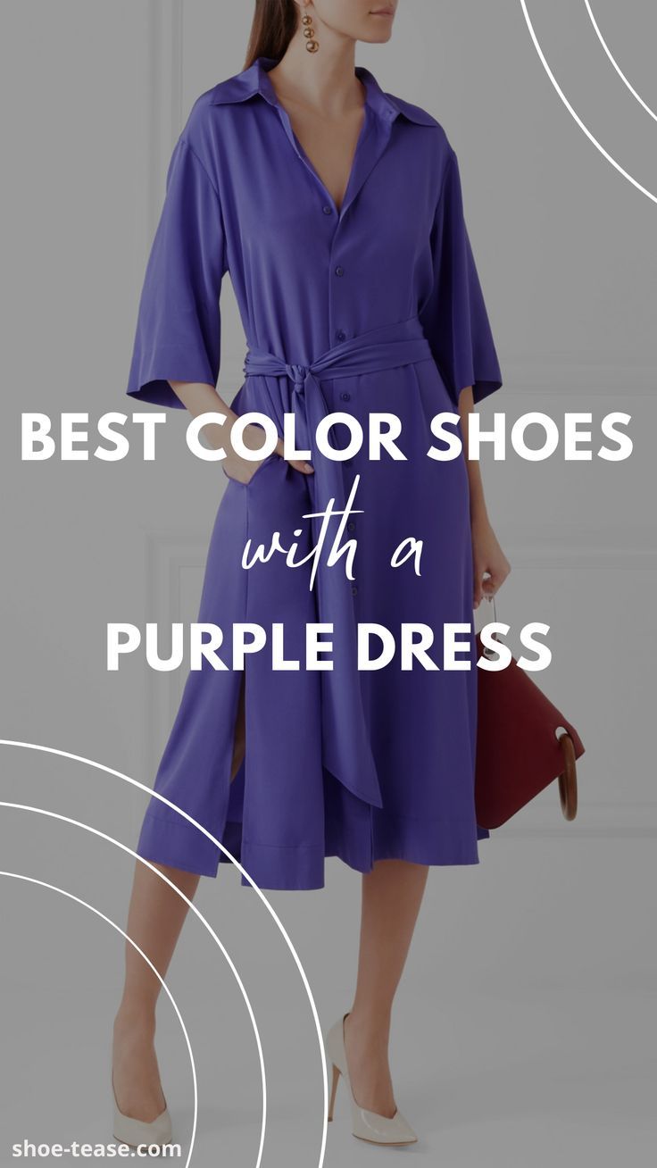 What Color Shoes to Wear With Formal Purple Dress