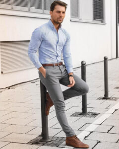 What Color Shoes to Wear With Light Grey Chinos