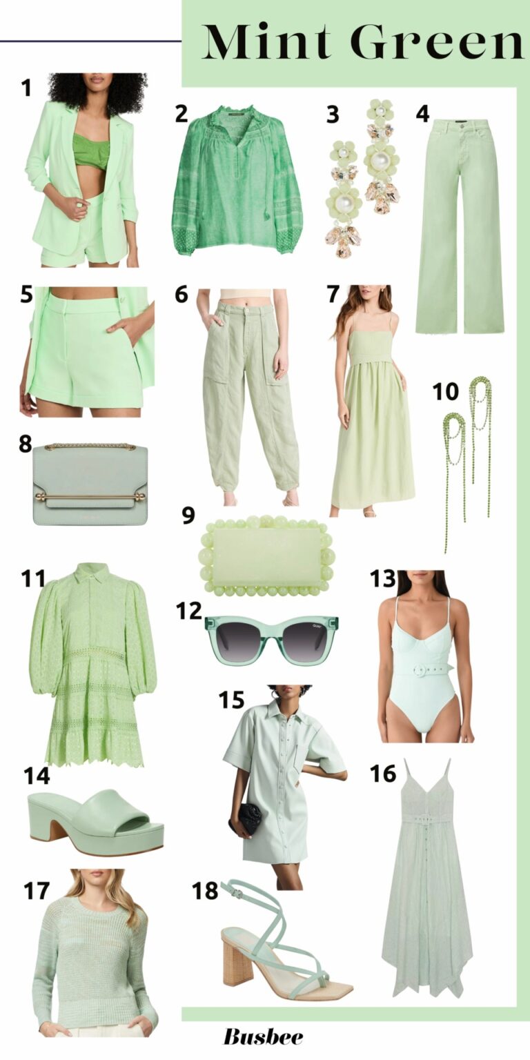 What Color Shoes to Wear With Mint Green Shirt