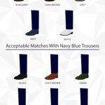 What Color Shoes to Wear With Navy Blue Khakis