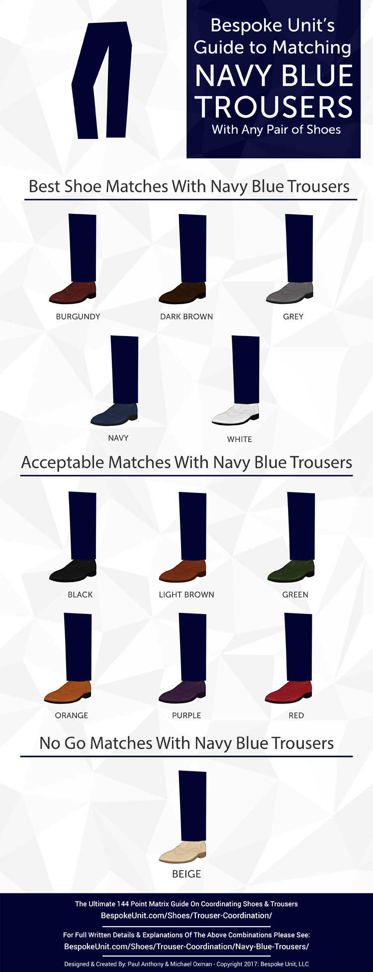 What Color Shoes to Wear With Navy Khakis