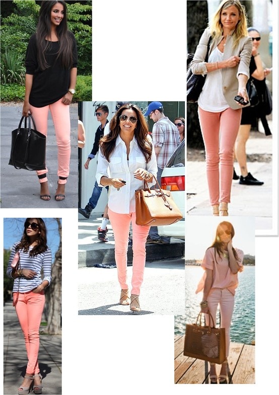 What Color Shoes to Wear With Peach Pants