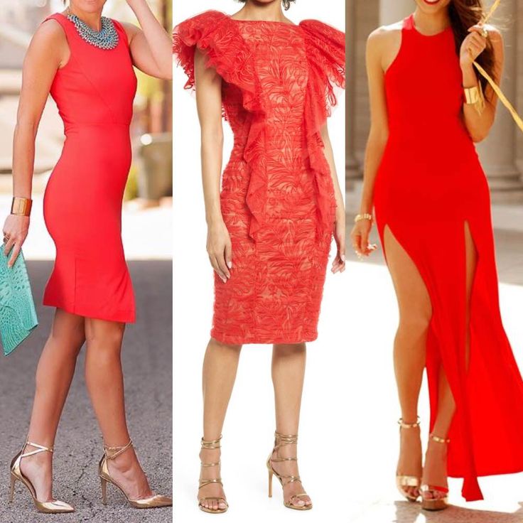 What Color Shoes to Wear With Red Lace Dress