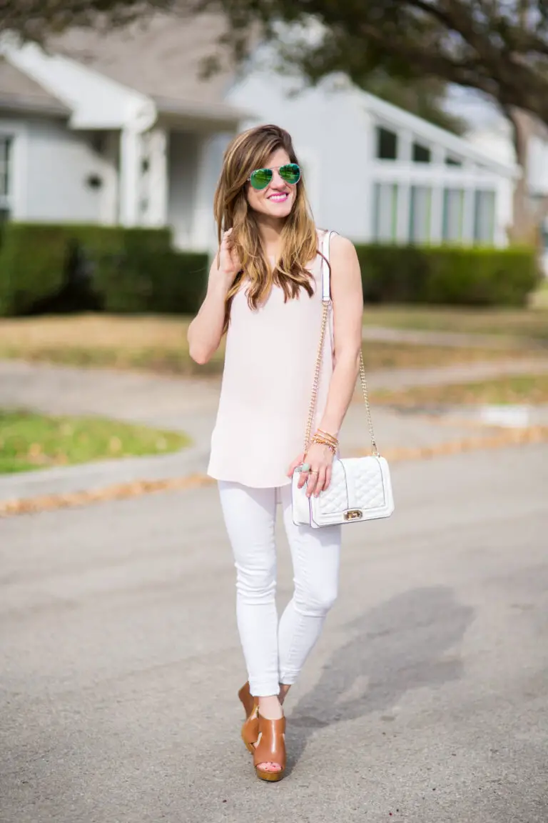 What Color Shoes to Wear With White Skinny Jeans