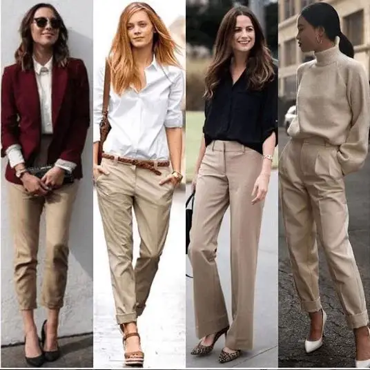 What Color Shoes to Wear With Women Khaki Dress Pants